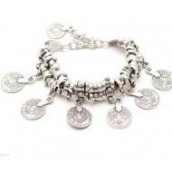 Boho muntjes armband  - 1